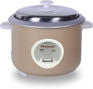 Butterfly AURA 2.8 Ltr BEIGE Electric Rice Cooker  (2.8 L, Beige) price in India.