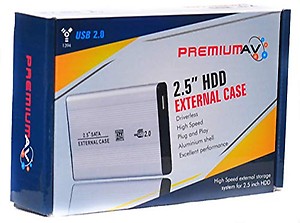 PremiumAV External 2.5-inch Hard Disk Drive Enclosure (Multi-Color) price in India.
