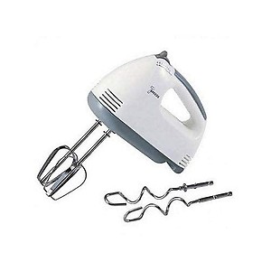 Kuhu Fashions Electric Plastic 7-Speed Hand Mixer with 4 Pieces Stainless Blender, Ice-Cream Egg Cake/Cream Mix, Egg Bitter price in India.