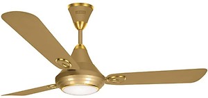 LUMINOUS Lumaire Underlight Silky Gold 1200 mm 3 Blade Ceiling Fan  (Gold, Pack of 1) price in India.