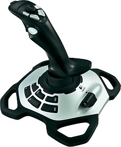 Logitech G Logitech Extreme 3D Pro Joystick Playstation Black Silver Gaming Accessories (Joystick, Playstation, Wired, USB 1.1) price in India.