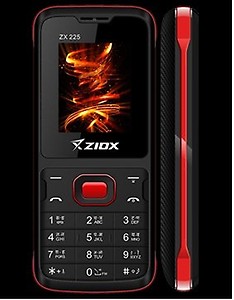 Ziox ZX225 (Dual Sim, 1.8 Inch Display, Wireless FM, 2500 Mah Battery) price in India.