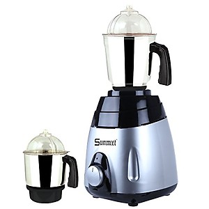 Sunmeet 600 Watts Mixer Grinder with 2 Jar (1 Juicer Jar Without Filter and 1 Chuntey Jar) Direct Factory Outlet, Save On Retailer Margin.-01 Make in India (ISI Certified) price in .