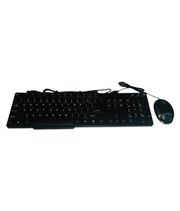 Terabyte TB-320S USB Wired Keyboard Mouse Combo Black price in India.