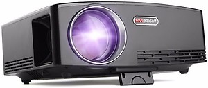 VIVIBRIGHT GP80 UP 1800LM 1920*1080 HD Home Theater Portable LED Projector with HDMI, VGA, AV, USB Interfaces (1800 lm / 1 Speaker / Wireless / Remote Controller) Portable Projector  (Black) price in India.
