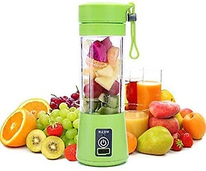 DK ENTERPRISE Portable USB Juicer Blender with Stainless Steel Blade 380 ml Bottle with USB Charging Cable price in India.