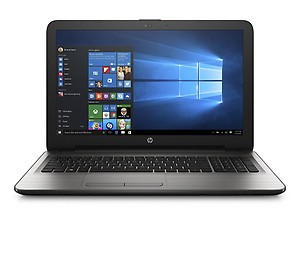 HP 15-BA001AX 39.62cm Laptop (AMD A8, 1TB) Silver price in India.