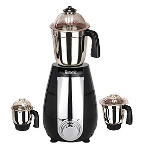 Rotomix 750watt Mixer Grinder with 3 Stainless Steel Jar (Red Silver) MA2019 Make In India (ISI Certified) 100% Copper. price in India.