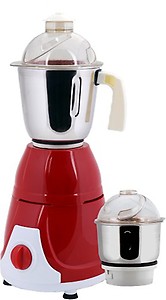 ANJALIMIX Prime Duo 600 W Mixer Grinder (2 Jars, Red) price in India.