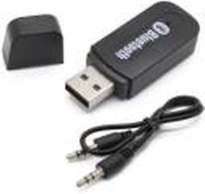 RDS v2.1+EDR Car Bluetooth Device with USB Cable, Audio Receiver, Adapter Dongle, Transmitter  (Black) price in India.
