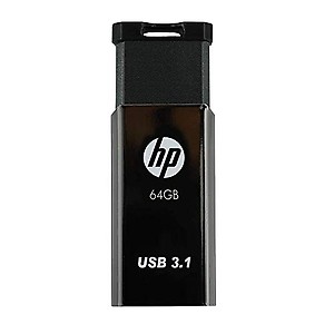 HP x770w 64GB USB 3.1 Pen Drive - Black price in India.