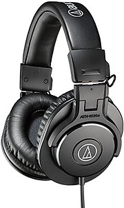 Audio-Technica Ath-M30X Wired On Ear Headphones Without Mic (Black) price in India.