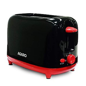 AGARO Olympia 750-Watt 2-Slice Pop-Up Toaster with 7 Toasting Settings & Removable Crumb Tray (Black) price in India.