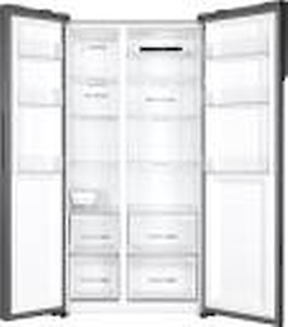 Haier 570 L Inverter Frost-Free Side-by-Side Refrigerator with Twin Inverter Technology (HRF-622CG, Chocolate Glass) price in India.