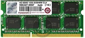 G.SKILL 4GB X 1 DDR3 1333MHZ CL9 Value RAM for Laptop price in India.