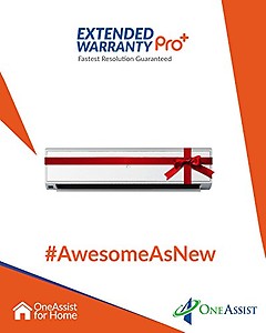 OneAssist 2 Years Extended Warranty Pro Plus Plan for ACs Between Rs. 55,001 - Rs. 75,000 price in India.