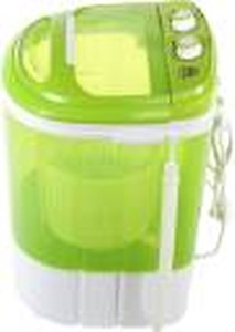 DMR Model No DMR 25-1208 Single Tub Top Load 2.5 kg Portable Mini Washing Machine with 1 kg Spin Dryer Basket (Green) price in India.