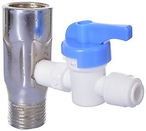 Pure Lene Iron and Plastic RO Input Fitting for Water Filter (Silver and White) price in India.