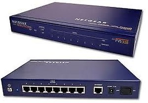 Netgear Prosafe VPN Firewall 8 W/8 Port 10/100 Switch FVS318 price in India.