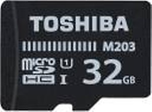 Toshiba M203 32GB Class 10 Micro SD Memory Card (THN-M203K0320A4) price in India.