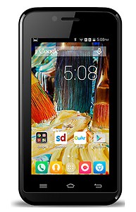 Micromax Bolt S301 Android Kitkat Dual Sim Phone - Black price in India.
