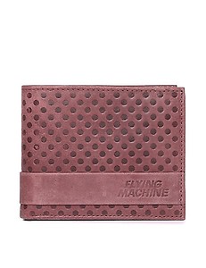 OFFERFlying Machine Dot Embossed Leather Wallet