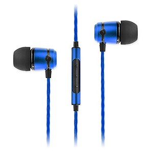 Soundmagic E50C Wired Headphone (Black and Blue) price in .