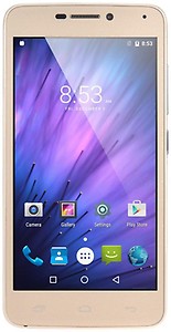 PhoneMax Mars X 4G, 1GB + 8GB, Wooden Corrugated Box 5&quot; inch display (Gold) price in India.