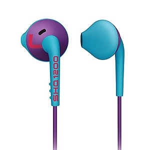 PHILIPS ActionFit Wired In Ear Earphones without mic Purple price in India.