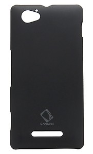Black Hard Back Case Cover For Sony Xperia M C1904 price in India.