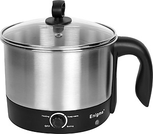 Enigma Multifunction-07 Electric Kettle(1.2 L, Silver,Black) price in India.