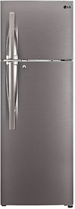 LG GL-T302RDSU 284 L 3 Star Double Door Refrigerator (Dazzle Steel) price in India.