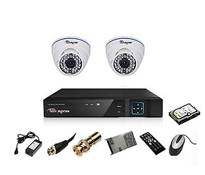 Tentronix 4 Channel AHD DVR,1.3 MP 36 IR Indoor AHD Cameras with Night Vision and 1TB HDD price in India.