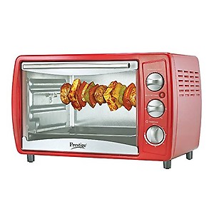 Prestige POTG 19 RED 1380-Watt Oven Toaster Grill ,Red price in India.
