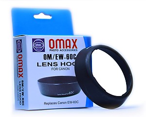 OMAX EW-60C Lens Hood  (Black) price in India.