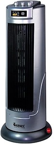 Warmex Zeal 1000/2000 Watts Electric PTC Tower Heater with Oscillating Feature (Black) price in India.
