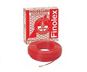 Finolex 2.5 mm Fr House PVC Wire (90 m, Red) price in India.