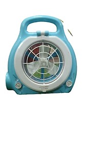 Senik Enterprise Powerful Rechargeable High Speed Table Fan with 18 SMD LED Light for Home, Office Desk, Kitchen (Multicolour) price in India.
