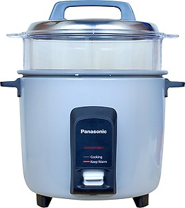 Panasonic SR-Y22FHS 750-Watt Automatic Electric Cooker with Non-Stick Cooking Pan (Burgundy), 2.2Litre price in India.
