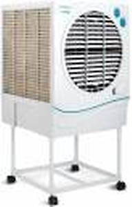 Symphony Jumbo 70 Desert Air Cooler 70-litres, with Trolley, Powerful Fan, 3-Side Cooling Pads, Whisper-Quiet Performance & Low Power Consumption (Light grey) price in India.
