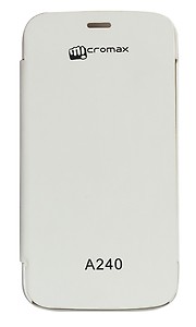 Flip Cover For Micromax Canvas Doodle 2 A240 (White) price in India.