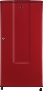LG GL-B181RPRW 185 L Inverter 3 Star Direct Cool Single Door Refrigerator (Peppy Red) price in India.