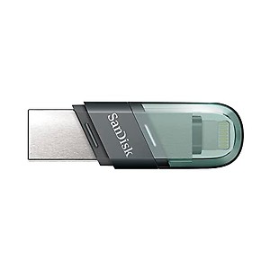 SanDisk iXpand USB 3.0 Flash Drive Flip 128GB for iOS and Windows, Metalic price in India.