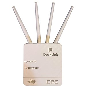 DeckLink 4G SIM Supported 4 Antenna 1200MBPS WiFi Router All 4G/3G/2G Sim Card Support price in India.