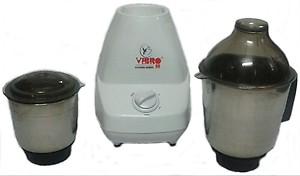 Vibro Kitchen Queen-66 450 W Mixer Grinder (2 Jars, White) price in India.
