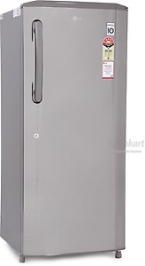 LG 235 L Direct Cool Single Door 5 Star Refrigerator  (Shiny Steel, GL-245BPZN) price in India.
