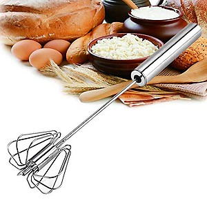 Stainless Steel Curd Hand Blender Versatile Tool for Egg Beater, Milk Frother, Stirrer Whisking, Beating (Silver) price in India.