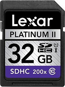 Lexar 32GB SDHC 400x 60MB/s Class 10 Card 32 GB price in India.