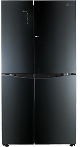LG 675 L Frost Free Side by Side Refrigerator  (Luminous Black, GC-M247UGLB) price in India.