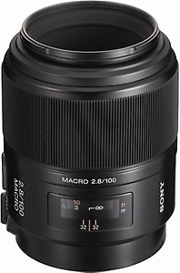 Canon EF 100 mm f/2.8L Macro IS USM Lens  (Black) price in India.